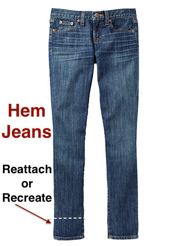 Jeans Tailor | Shorten | Taper Jeans | RE-Size | JEANS TAILORING