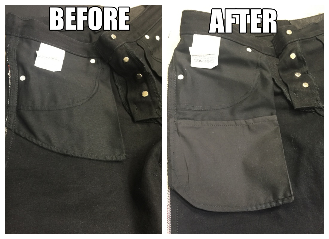 pocket repairs